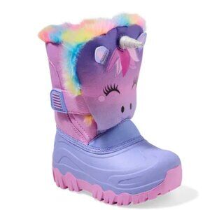 Girl's Falls Creek Unicorn Winter Boots - Size 11 - Excellent Condition